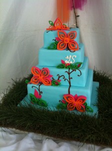 Fantasy Nature Wedding Cake