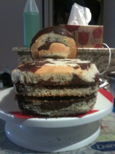 Right before filling and crumb coat