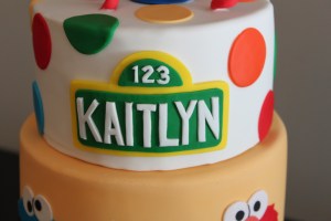 Sesame Street Cake Sign