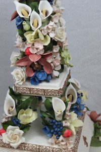 Eiffel Tower of Sugar Flowers